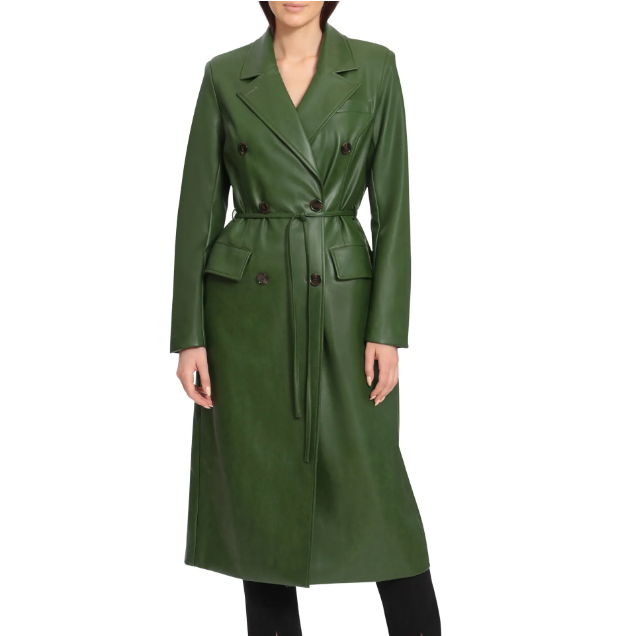 10 Faux Leather Trench Coats for Women to Layer Over Any Outfit in 2022